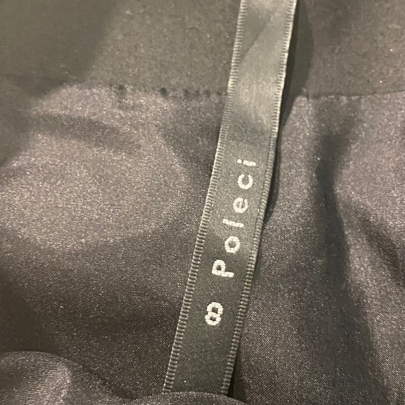 Poleci Wrap Skirt Mixed Fabric Patchwork Purple Sz 8 - Picture 4 of 10